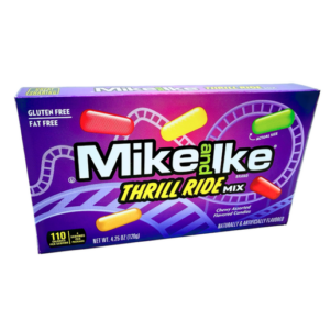 Mike and Ike Thrill Ride Mix 4.25oz Theater Box 12ct